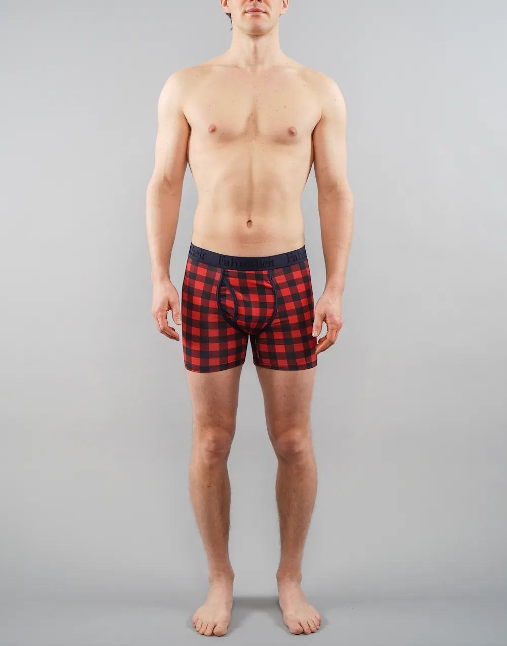 Newman Boxer Brief/ Red Buffalo Check