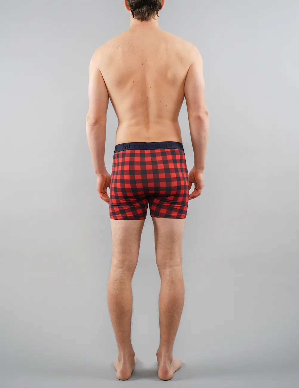 Newman Boxer Brief/ Red Buffalo Check