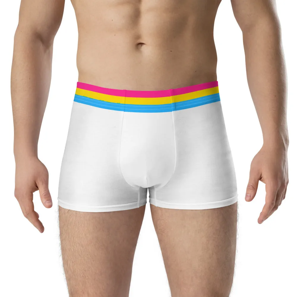 Pansexual Flag Trim Boxer Briefs