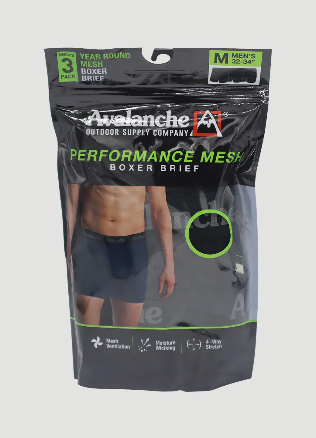 Performance Mesh Boxer Brief 3-Pack