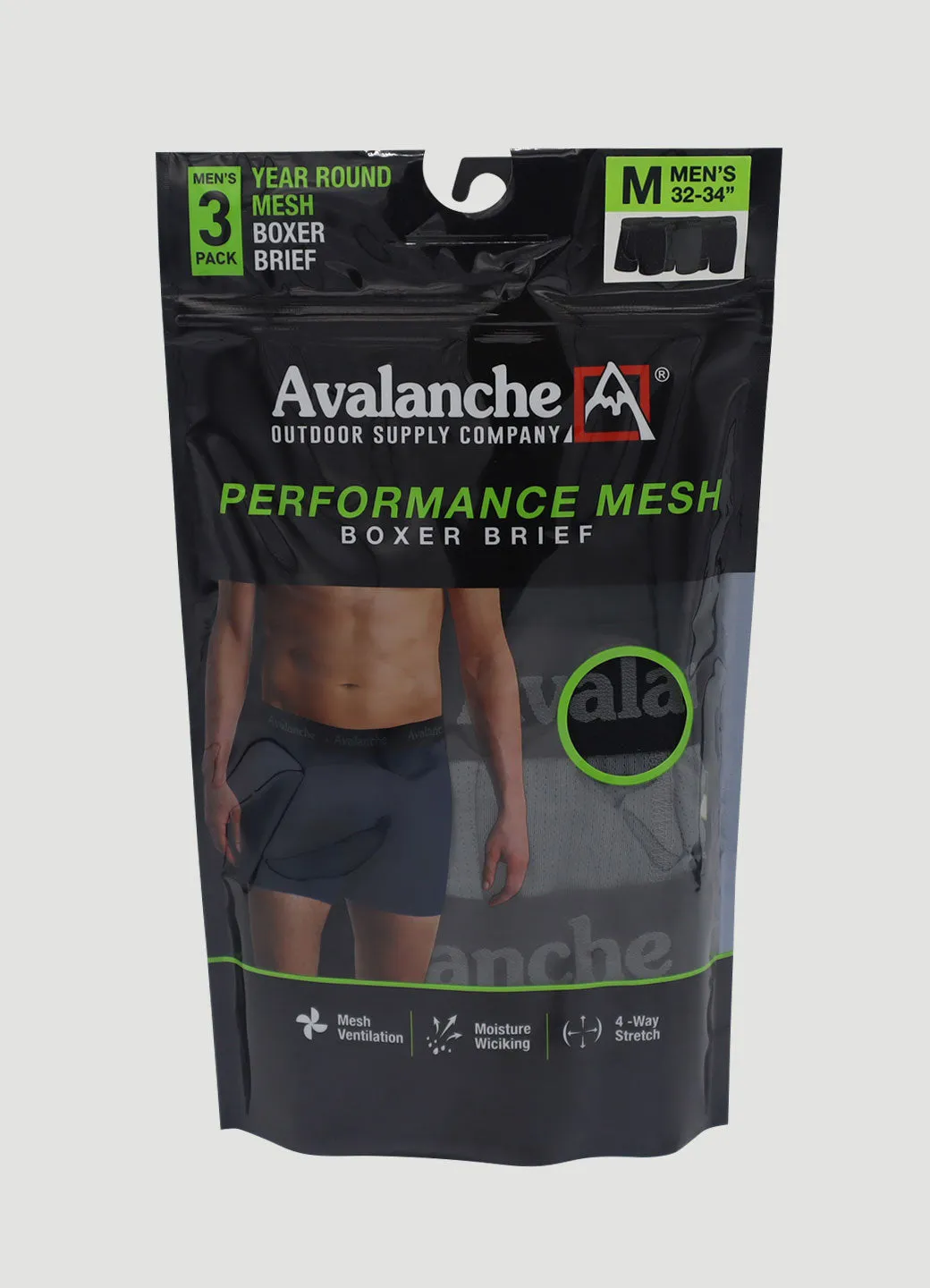 Performance Mesh Boxer Brief 3-Pack