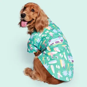 Pet Set Go Beach Club Cotton Shirt for Dogs (Blue)