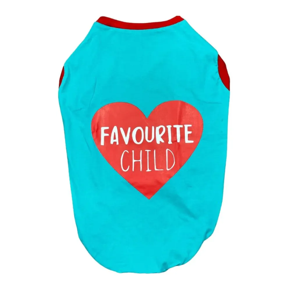 Pet Set Go Favourite Child Tshirt for Dogs (Blue)