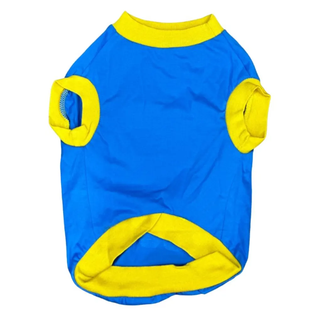 Pet Set Go Hotter Than The Summer Sleeveless T Shirt for Dog (Blue)