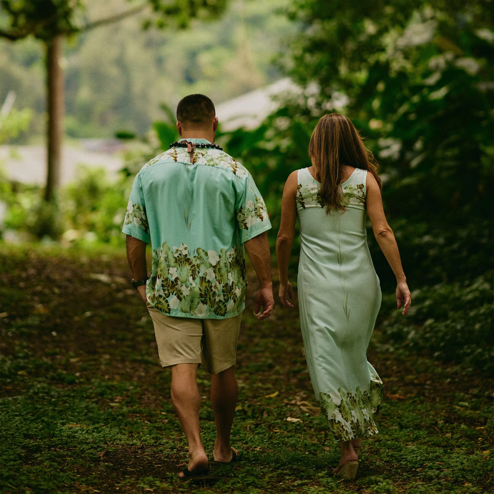 Poplin Border Aloha Shirt