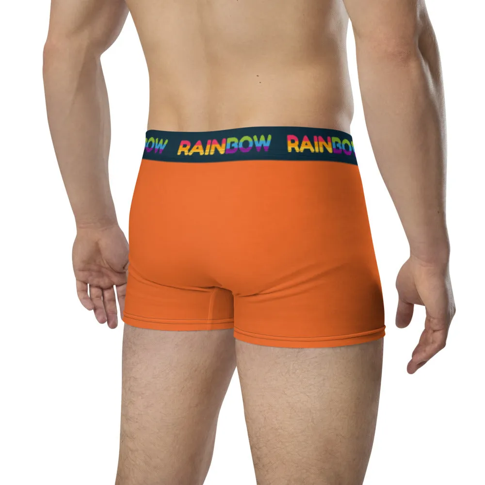 Rainbow Orange Boxer Briefs