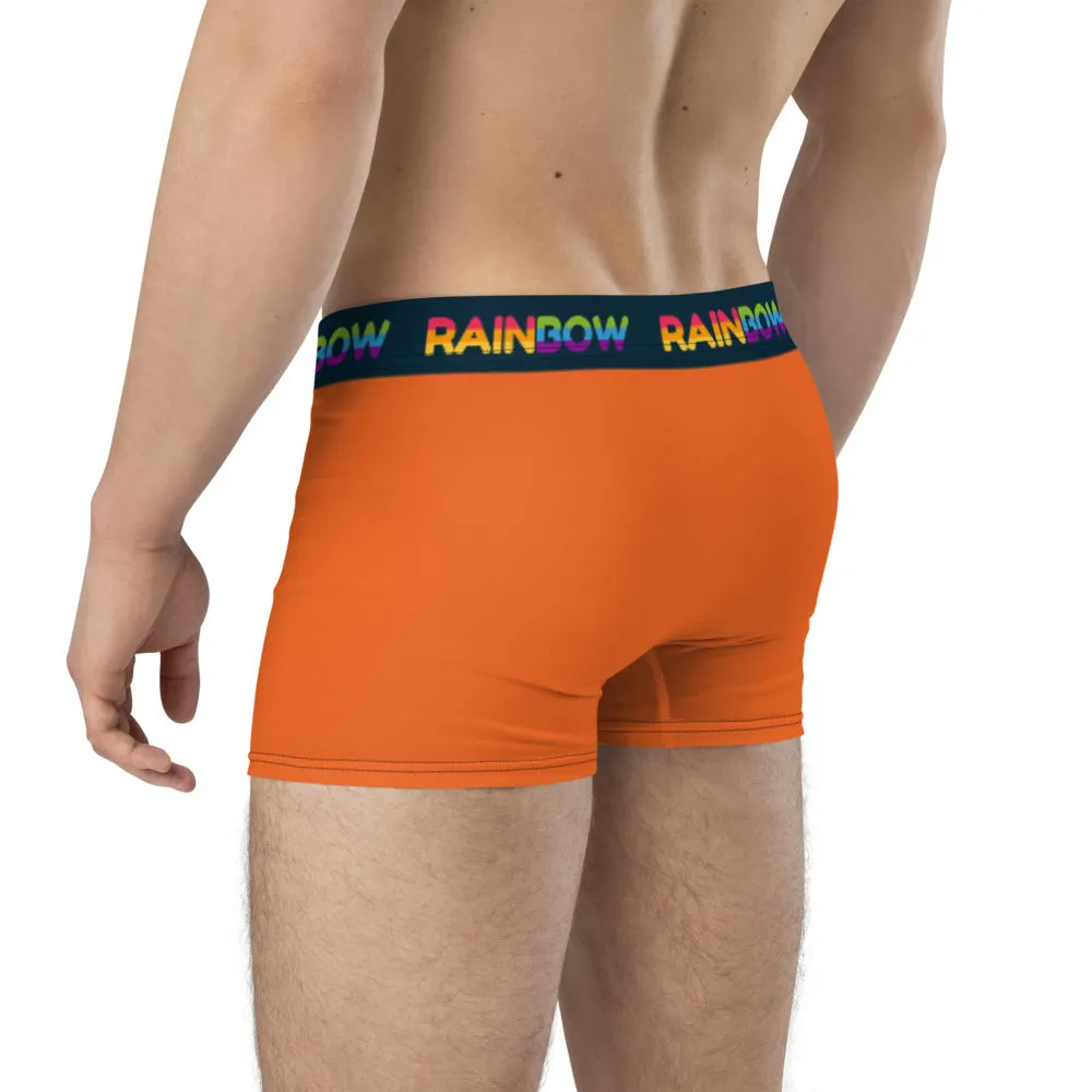 Rainbow Orange Boxer Briefs