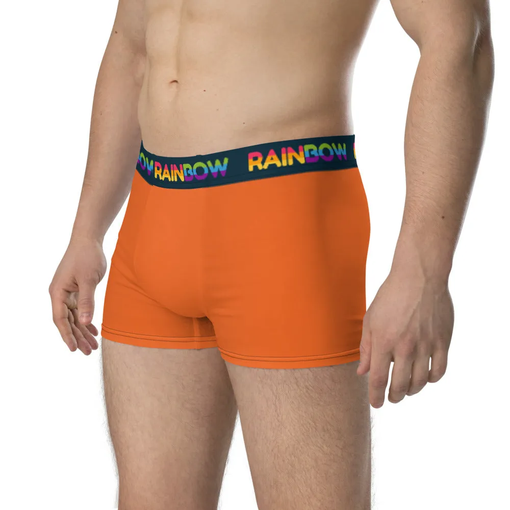 Rainbow Orange Boxer Briefs