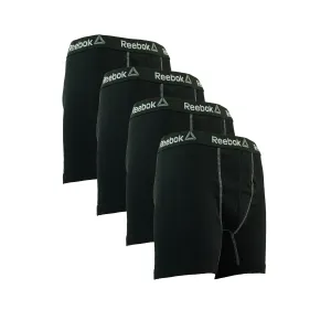 Reebok Men's Cotton Boxer Briefs 4-Pack