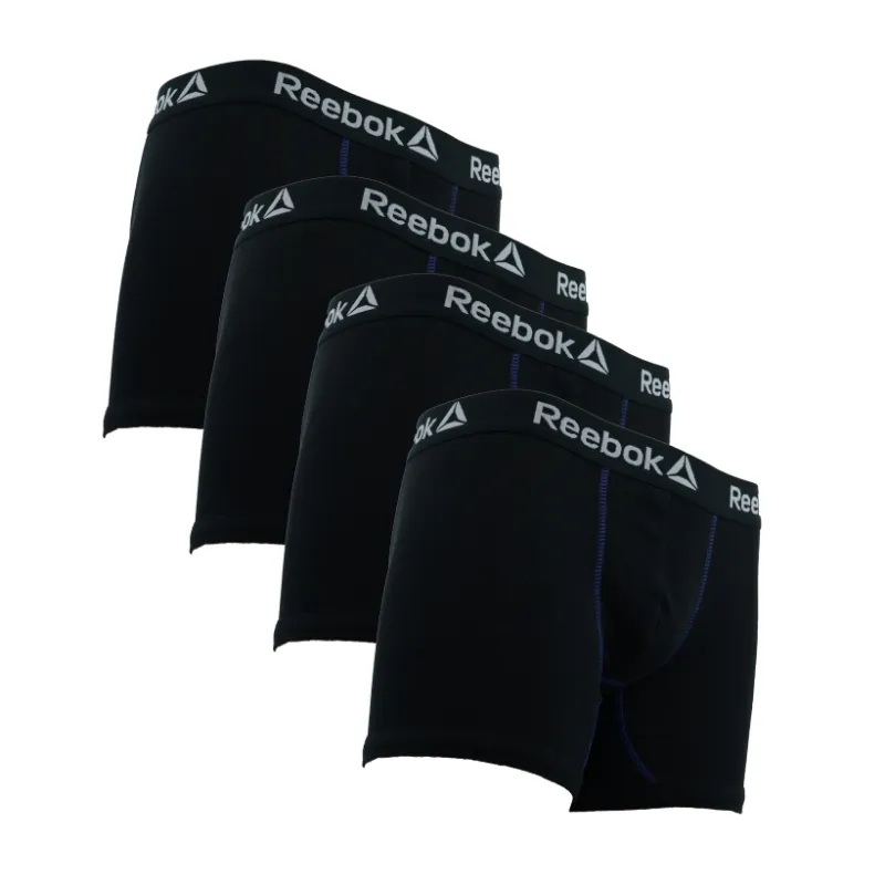 Reebok Men's Cotton Boxer Briefs 4-Pack