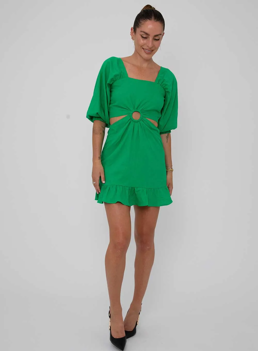 Rose Dress-GREEN