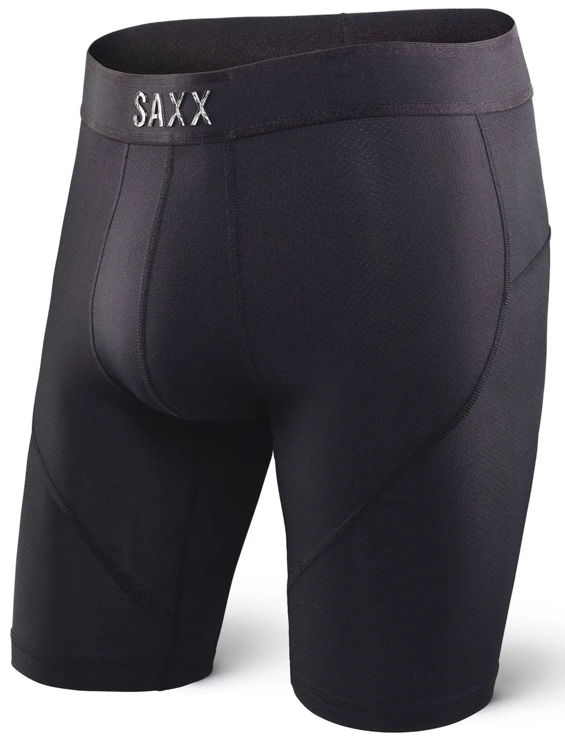 SAXX Kinetic Boxer Long Leg Blackout