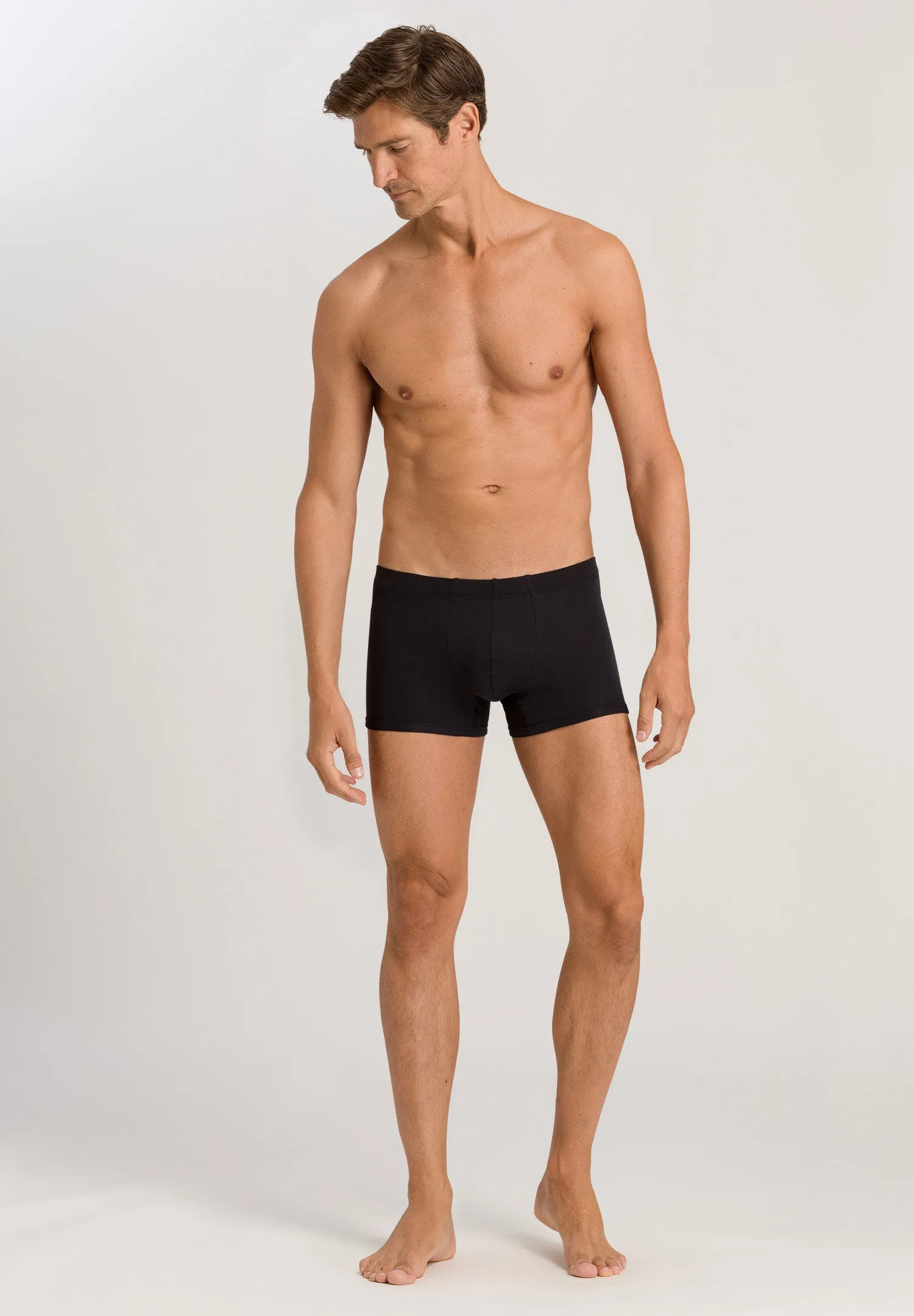 Sea Island Cotton Boxer Brief | Black 73171-019