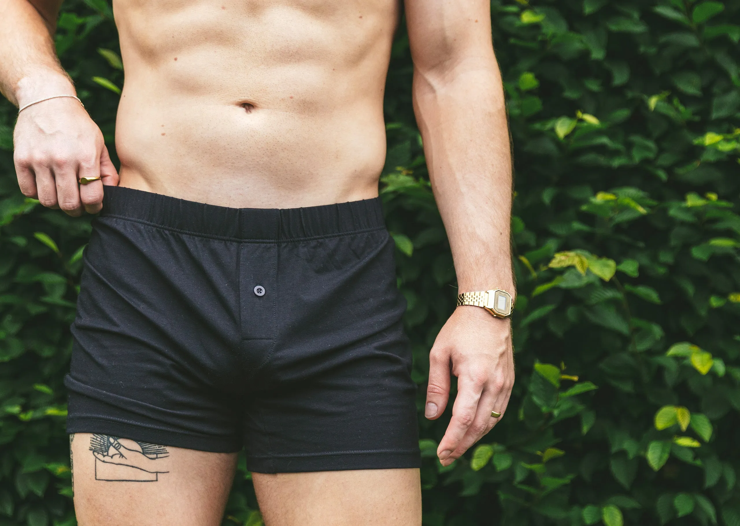 Slim Fit Boxer ~ Black