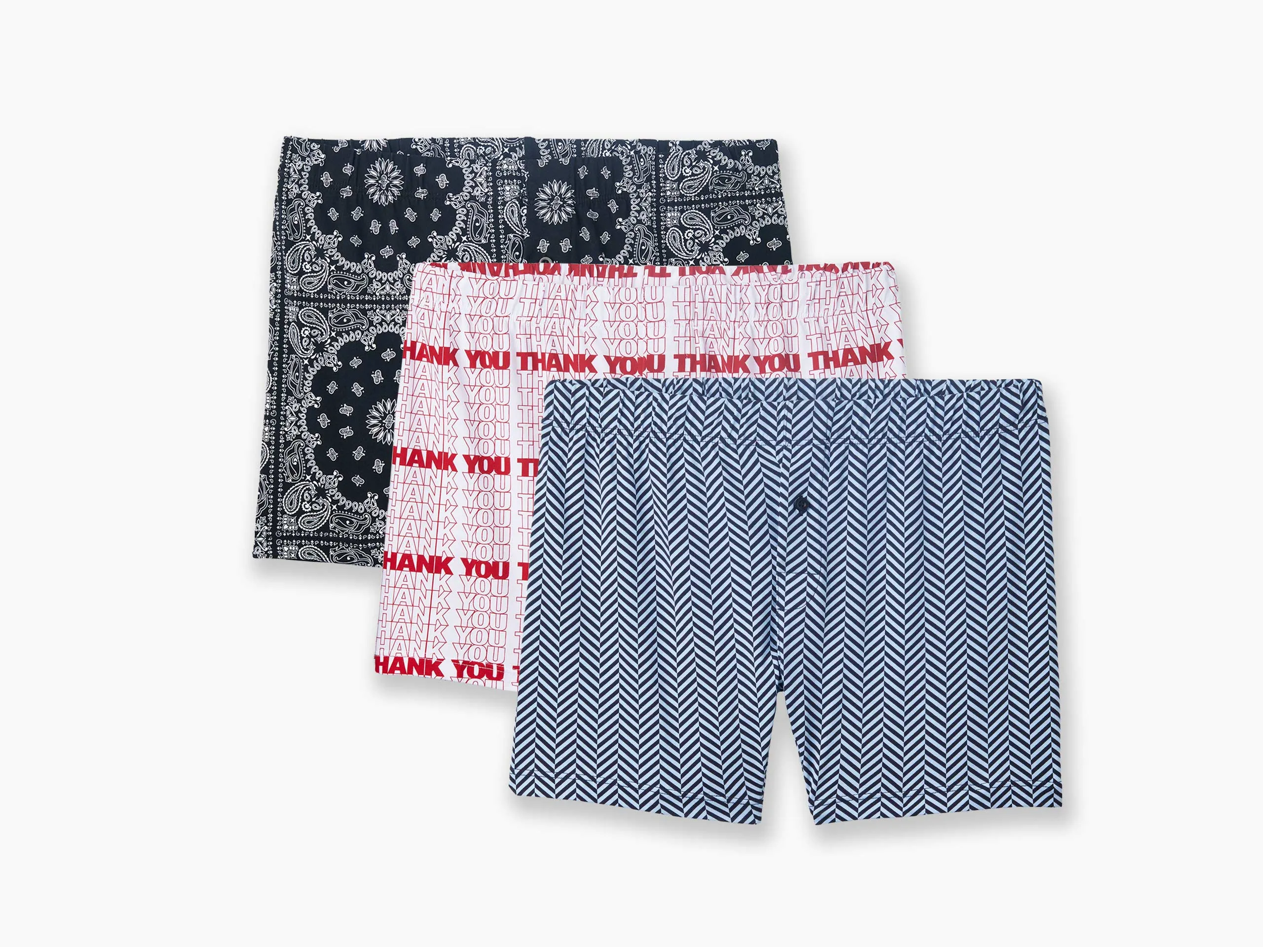 Slim Fit Boxers ~ The Patterned Edit 3 Pack