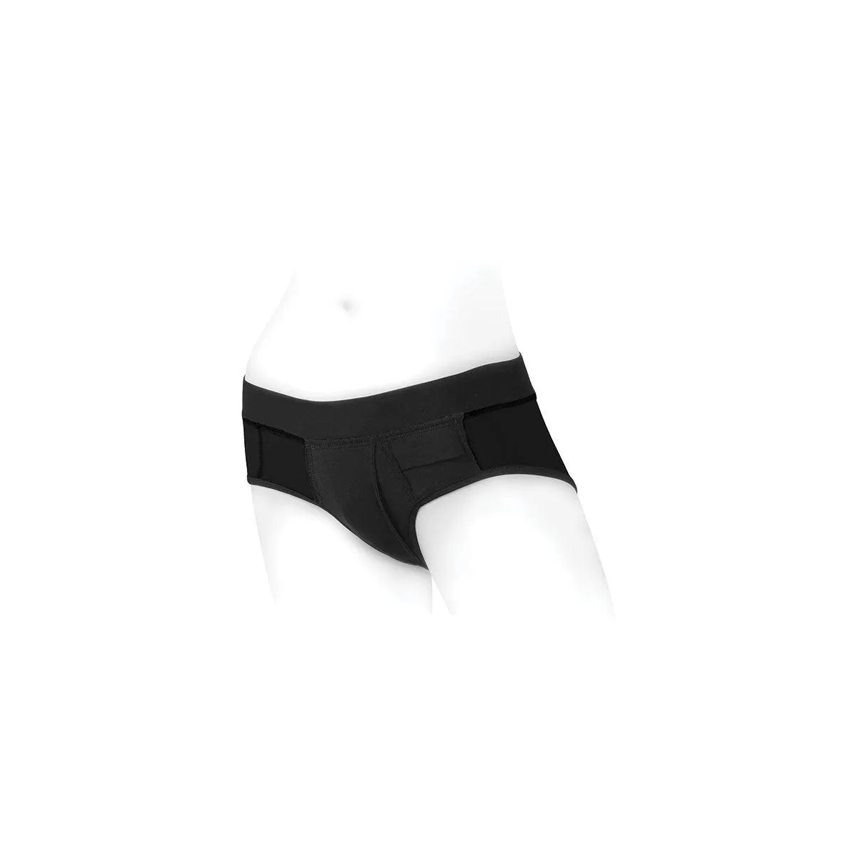 SpareParts Tomboi Harness Black-Black Nylon - XXS