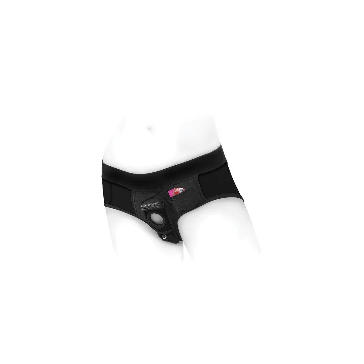 SpareParts Tomboi Harness Black-Black Nylon - XXS