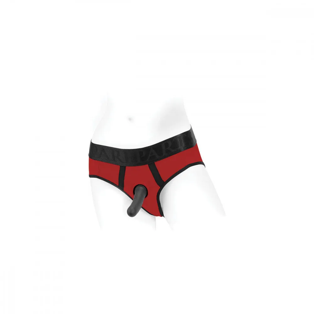 SpareParts Tomboi Harness Red-Blk Nylon - 2X