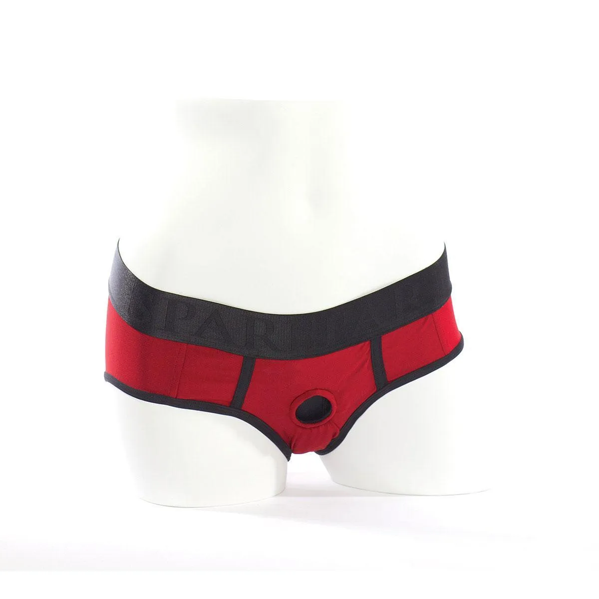 SpareParts Tomboi Harness Red-Blk Nylon - XXS