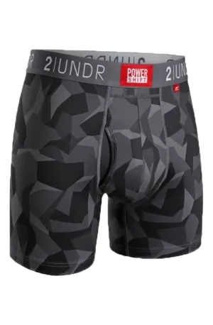 SWING SHIFT 6" BOXER BRIEF - BLACK CAMO