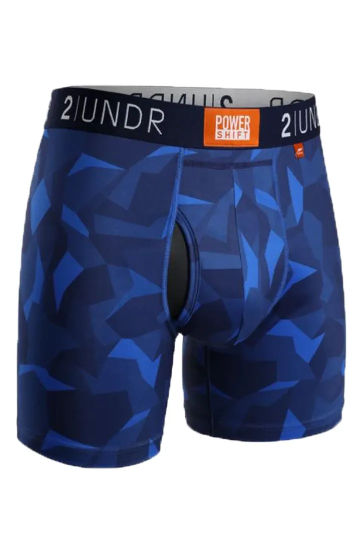 SWING SHIFT 6" BOXER BRIEF - BLUE CAMO