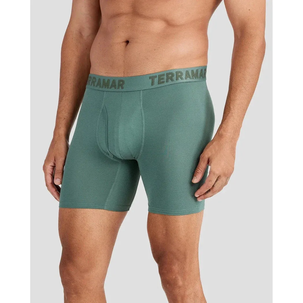 Terramar Men's 3 Pack Performance Boxer