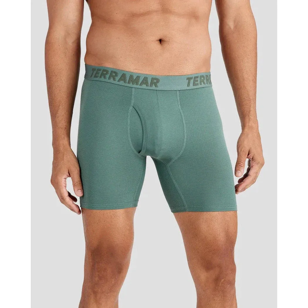 Terramar Men's 3 Pack Performance Boxer