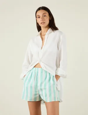 The Boxer: Weave, Mint Stripe