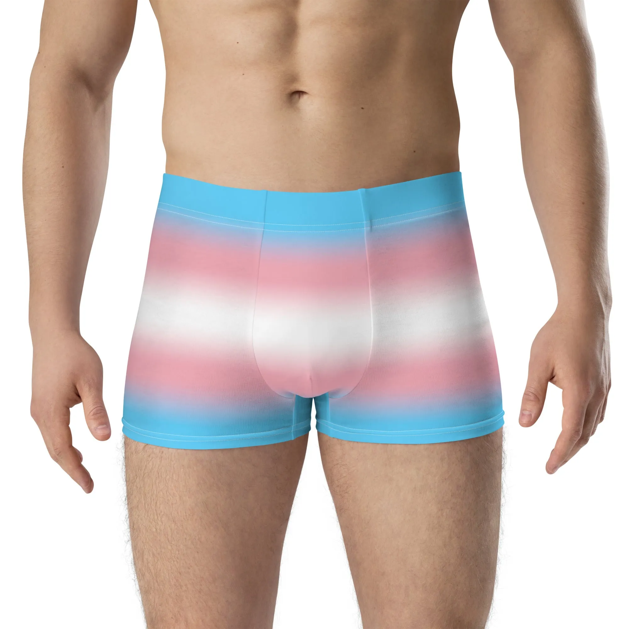 Transgender Trans Pride Boxer Briefs Underwear in Ombre