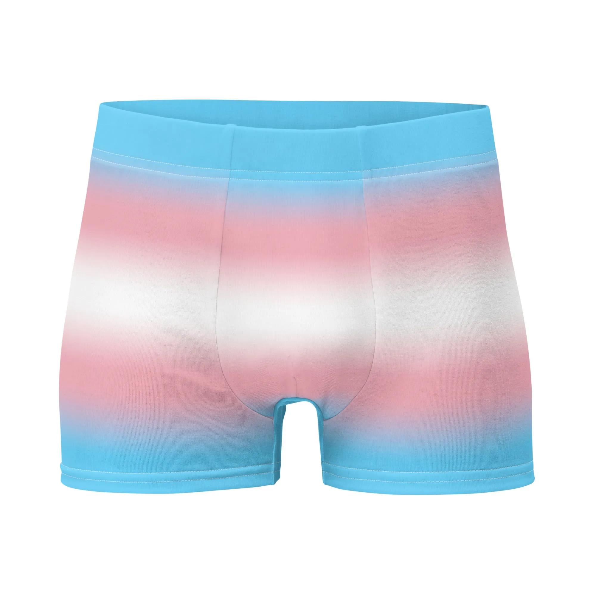 Transgender Trans Pride Boxer Briefs Underwear in Ombre