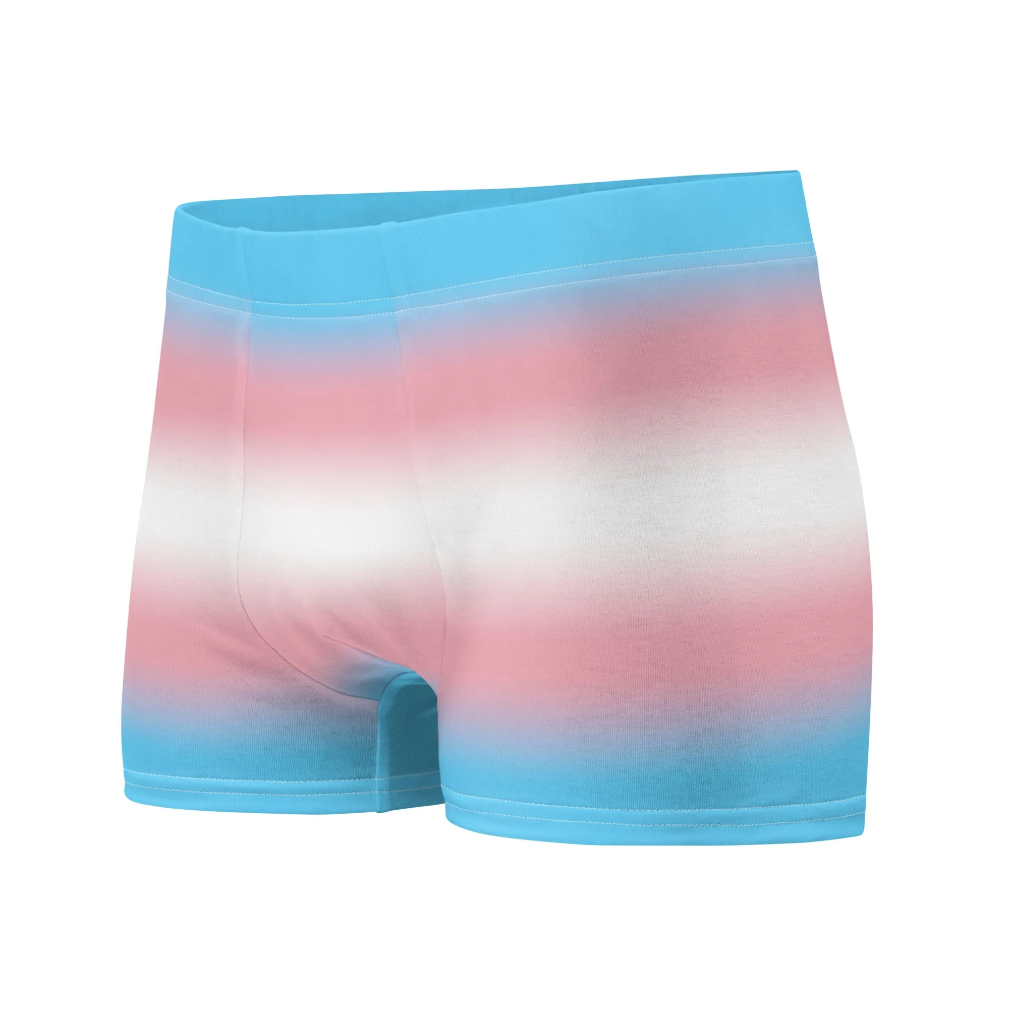 Transgender Trans Pride Boxer Briefs Underwear in Ombre