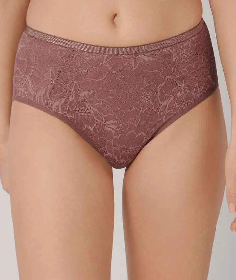 Triumph Amourette Charm High-Cut Maxi Brief - Rose Brown