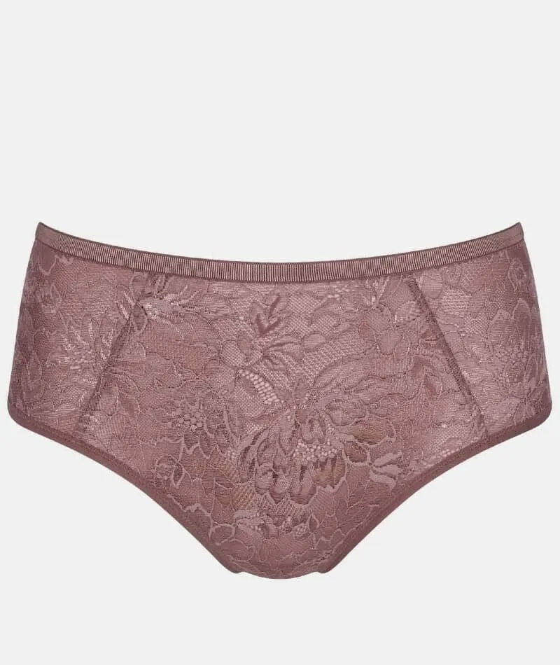 Triumph Amourette Charm High-Cut Maxi Brief - Rose Brown