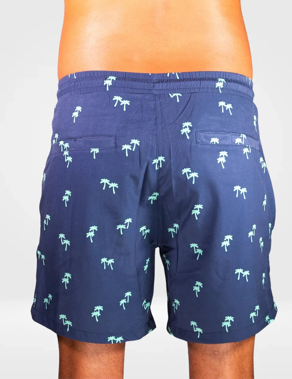 Tropical Trees - Swim Shorts with Waterproof Pocket