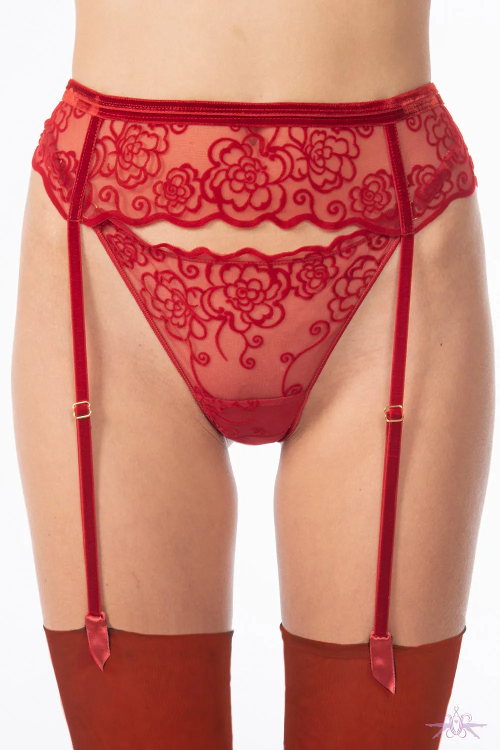 Valery Prestige Camelia Red Thong