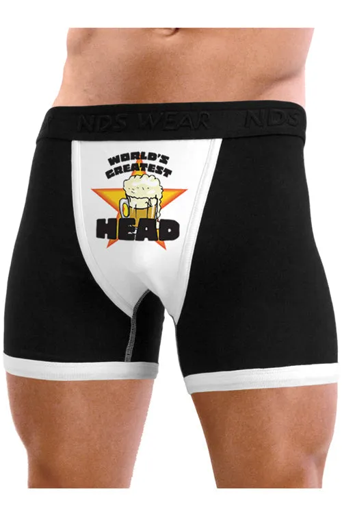 World's Greatest Head - Mens Boxer Brief